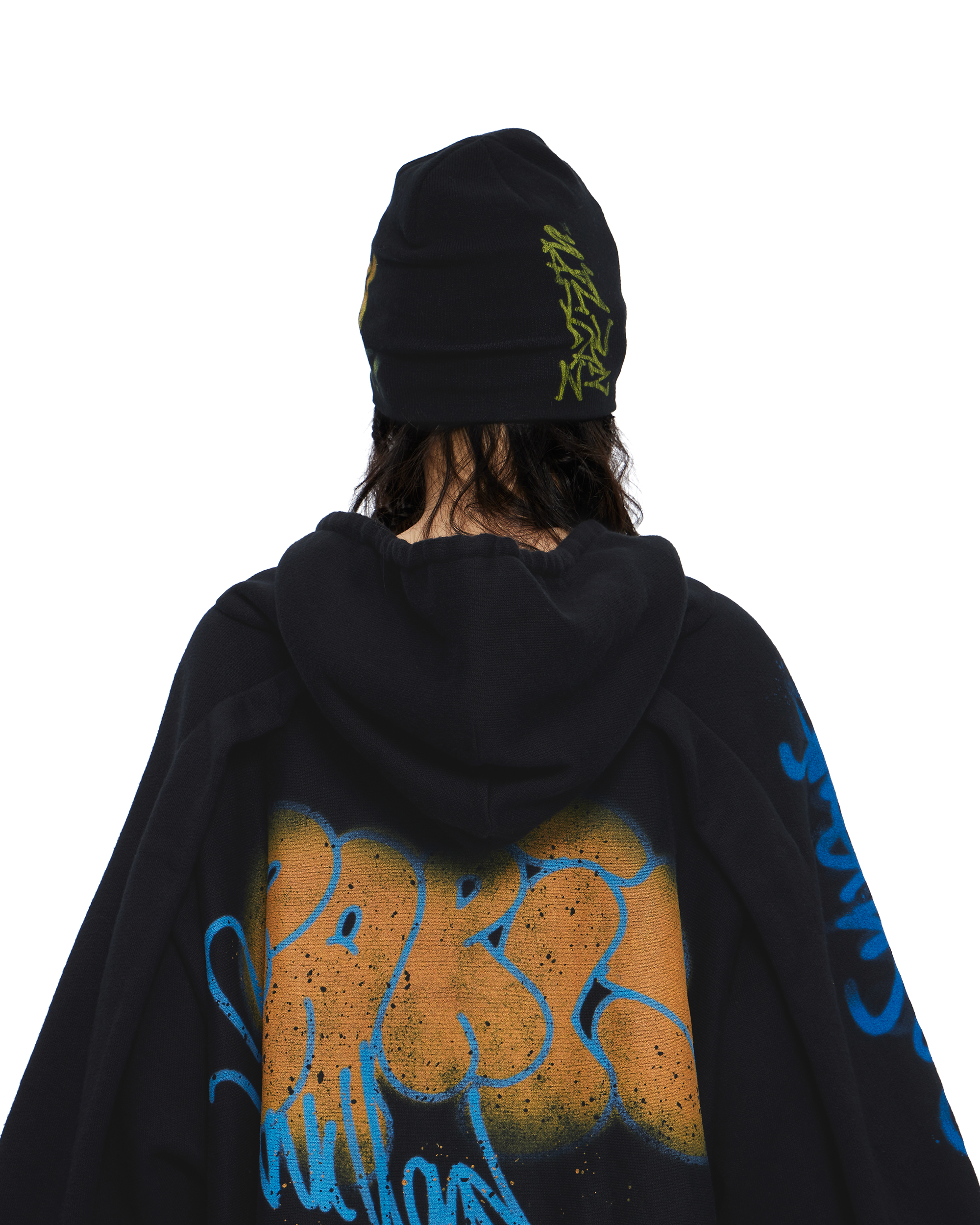 sankuanz ビーニー ニット帽 GRAFFITI PRINT BEANIE sankuanz ビーニー ニット帽 GRAFFITI PRINT BEANIE sankuanz